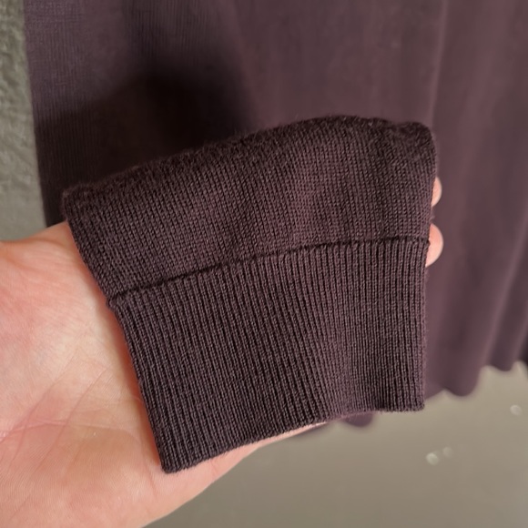 Calvin Klein Vneck Merino Wool Dress Sweater - Picture 3 of 5